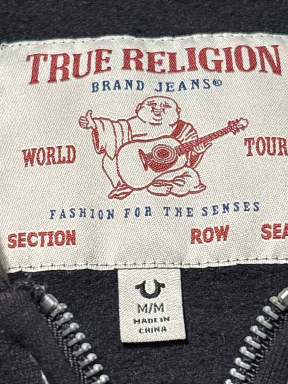 True Religion black hooded